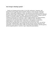 Kam žmogui reikalinga gamta?