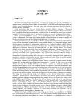 Homero "Odisėja" 3 puslapis