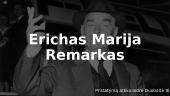 Erichas Marija Remarkas - gyvenimas ir kūryba