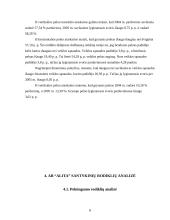 Įmonės AB "Alita" finansinė analizė 8 puslapis