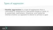 What is agression? 2 puslapis