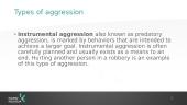What is agression? 3 puslapis