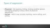 What is agression? 4 puslapis