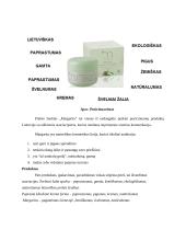 Prekės ženklo ,,Margarita'' rinkodaros planas 12 puslapis