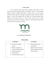 Prekės ženklo ,,Margarita'' rinkodaros planas 5 puslapis