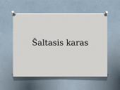 Šaltasis karas ir JTO 19 puslapis