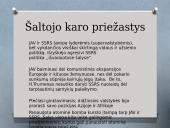 Šaltasis karas ir JTO 8 puslapis