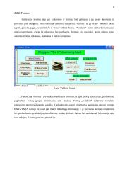 Informacinės sistemos ir socialinių duomenų analizė: Knygyno "R&O" duomenų bazė 8 puslapis
