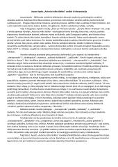 Juozas Aputis „Autorius ieško išeities“ interpretacija