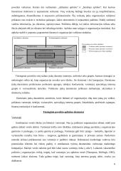 Išorinio poveikio veiksniai, jų analizė bei įtaka organizacijos veiklai 6 puslapis
