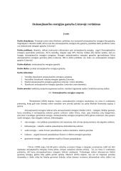 Atsinaujinančios energijos gamybos Lietuvoje vertinimas 2 puslapis