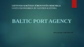 Logistikos įmonės pristatymas "Baltic Port Agency"