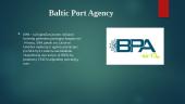 Logistikos įmonės pristatymas "Baltic Port Agency" 3 puslapis