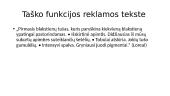 Reklamos tekstų stilistinė skyryba 13 puslapis