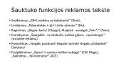 Reklamos tekstų stilistinė skyryba 5 puslapis