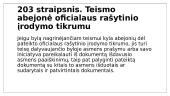 Rašytiniai įrodymai 14 puslapis