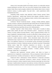 Kooperacijos samprata ir raida Lietuvoje