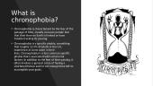 What is chronophobia? 2 puslapis