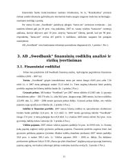 Lietuvos finansinė institucija: AB "Swedbank" 11 puslapis