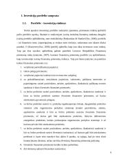 Investicijų portfelio sudarymo ypatumai 5 puslapis