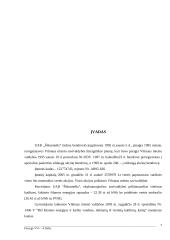 Šiuolaikinė bendrovės ūkinės veiklos analizė 3 puslapis