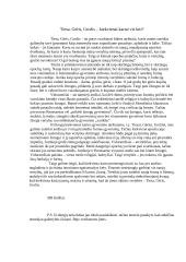 Tiesa, gėris, grožis - kiekvienai kartai vis kiti?