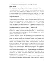 Ikimokyklinio ugdymo veikiančių komandų poveikis ugdymo proceso kokybei 15 puslapis