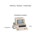 Kompiuterio sandara bei dalys