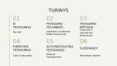 Informacinės sistemos testavimas ir jo metodai 2 puslapis