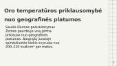 Saulės spinduliuotė ir temperatūra Žemėje 20 puslapis