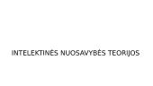 Intelektinės nuosavybė teisė: bendros nuostatos  8 puslapis
