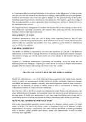 A day in the life of a healthcare administrator 3 puslapis