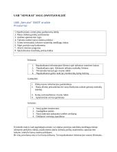 UAB "Senukai" charakteristika, SSGG (SWOT) analizė 12 puslapis