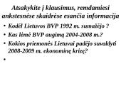 Lietuvos ekonominė raida  8 puslapis