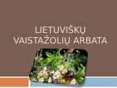 Lietuviškų vaistažolių arbata