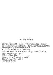 Matematikos projektas. Mano šeimos biudžetas 3 puslapis