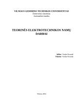 Teorinės elektrotechnikos namų darbai