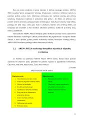 Marketingo komplekso studija: "Arena Pizza" 11 puslapis