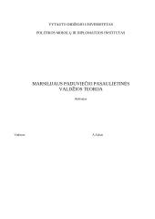 Marsilijaus Paduviečio pasaulietinės valdžios teorija