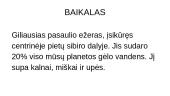 Baikalo ežero išskirtinumai 2 puslapis