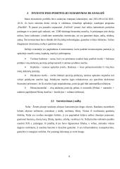 Investicinio portfelio sudarymas ir analizė 8 puslapis