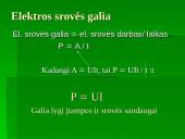 Elektros srovės galia (su užduotimis) 5 puslapis