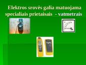 Elektros srovės galia (su užduotimis) 8 puslapis