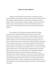 Kodėl verta tikėti stebuklais?