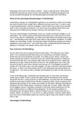 Advantages and Disadvantages of Hitchhiking 2 puslapis