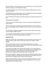 Advantages and Disadvantages of Hitchhiking 3 puslapis