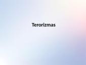 Terorizmas ir teroristiniai išpuoliai