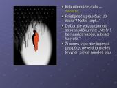 "Mano moksladraugiams" analizė 6 puslapis