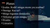 Miego higienos dienoraščio sudarymas esant nemigai 2 puslapis