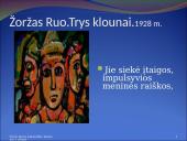 Ekspresionizmo bruožai Jurgio Savickio novelėje „Vagis“ 15 puslapis